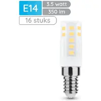 Modee Lighting E14 LED Dunstabzug Lampe 3,5W 350lm 2700K Warmweiß 230V 16 Stück