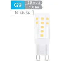 Modee Lighting G9 LED Stecklampe 3,5W 350lm 2700K Warmweiß 230V 16 Stück
