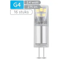 Modee Lighting G4 LED-Lampe Mini 2,4W 275lm 4000K tralweiß 12V 16 Stück