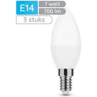 Modee Lighting E14 LED-Lampe B35 7W 700lm 2700K warmweiß 3 Stück