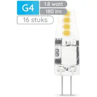 Modee Lighting G4 LED Stecklampe 1,8W 180lm 4000K Neutralweiß 12V 16 Stück