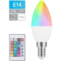 Modee Lighting E14 LED Kerzenlampe 4,9W Neutralweiß 10 Stück