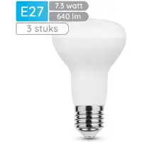 Modee Lighting E27 LED Spot Lampe R63 7,3W 640lm 4000K Neutralweiß 3 Stück