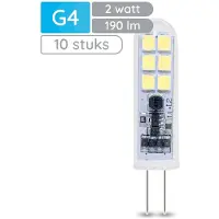 Modee Lighting G4 LED-Lampe Mini 2W 190lm 4000K neutralweiß 12V 10 Stück
