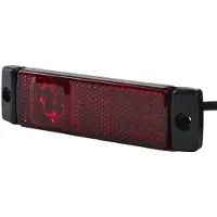 Hella Begrenzungsleuchte hinten 12 V 0,6 W LED rot für u.a. IVECO