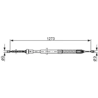 Bosch Seilzug, Feststellbremse 1 987 482 308