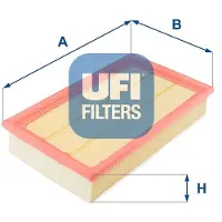 Ufi Luftfilter FORD,VOLVO 30.241.00 1232494,1486702,3M519601BA Motorluftfilter,Filter für Luft 8683560