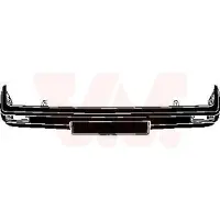 VAN WEZEL Stossstange vorn, schwarz, [Hersteller-Nr. 5812576] für VW