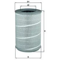 MAHLE ORIGINAL Luftfilter LX 604/1