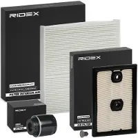 RIDEX Filterset Inspektionspaket Filtersatz für VW Golf VII Schrägheck (5G1, BQ1, BE1, BE2) TIGUAN (5N) Golf VII Variant (BA5, BV5) für SEAT Leon ST