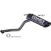 ERNST 647021 Endschalldämpfer für HYUNDAI ix35 (LM, EL, ELH) Auspuff