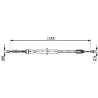 Bosch Seilzug, Feststellbremse 1 987 482 309