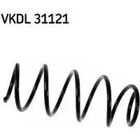 Skf Fahrwerksfeder VKDL 31121 für Skoda VW Seat Roomster Praktik Polo