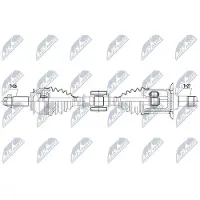 NTY NPW-BM-103 Antriebswelle Hinten Links für MINI Countryman (R60) Countryman (F60) Paceman (R61)