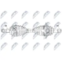 NTY NPW-ME-068 Antriebswelle Vorne Links passend für MERCEDES-BENZ M-Klasse (W166) GLE (W166) GLE Coupe (C292) GLS (X166)