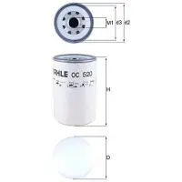 MAHLE ORIGINAL Ölfilter OC 520 Anschraubfilter für RENAULT TRUCKS AGORA MIDLINER MIDLUM