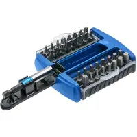 Högert Bit-Satz 33-teilig Schnellwechsel-Bithalter Schrauberbit-Set S2-Stahl