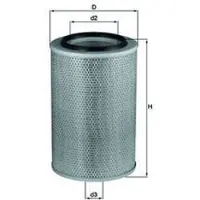 MAHLE ORIGINAL Luftfilter LX 345