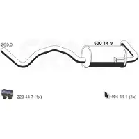 ERNST 530149 Endschalldämpfer für RENAULT SCÉNIC II (JM0/1) Auspuff