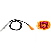 Hella 6PT 358 226-341 Abgastemperatursensor für AUDI A4 Avant (8K5, B8) 724mm
