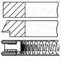 Sonstiges GOETZE ENGINE 08-424407-00 Kolbenringsatz Kolbenringe für FORD ECOSPORT KA+ Schrägheck (UK, FK) KA+ Limousine (TK, FK)