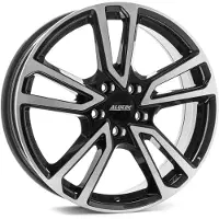 Alutec 17 Zoll Alufelge Tormenta 17"x7.5" 5x108 PCD ET50.5 63.40mm Felge Matt Schwarz Frontpoliert