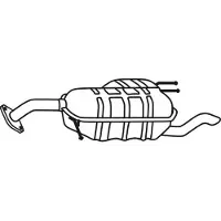 VEGAZ Endschalldämpfer HYUNDAI HUS-246 287300N300,287301G400 Endtopf,Auspuff Endtopf,Nachschalldämpfer,ESD