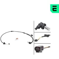 OPTIMAL ABS Sensor Raddrehzahl Hinten Links für AUDI Allroad (4BH, C5) 06-S147