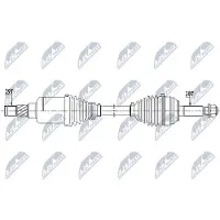 NTY NPW-CH-118 Antriebswelle Vorne Links für TESLA Model S (5YJS)