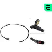 OPTIMAL ABS Sensor Raddrehzahl Vorne für FORD Fiesta Mk5 Schrägheck (JH1, JD1, JH3, JD3) 06-S083