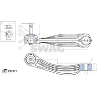 SWAG Stange/Strebe, Stabilisator [Hersteller-Nr. 33111101] für Skoda, VW, Audi, Cupra