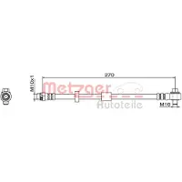 METZGER Bremsschlauch [Hersteller-Nr. 4111579] für Volvo