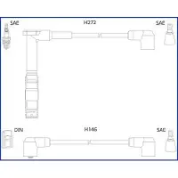 Hikoki Zündleitungssatz Hueco 134777