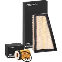 RIDEX Filterset Inspektionspaket Filtersatz passend für MERCEDES-BENZ B-Klasse (W246, W242) A-Klasse (W176) CLA Coupe (C117) GLA (X156)
