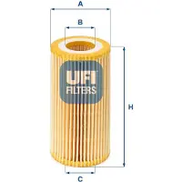 Ufi KRAFTSTOFFFILTER Filtereinsatz 24.016.00
