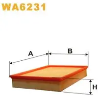 WIX FILTERS Luftfilter WA6231