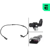 OPTIMAL ABS Sensor Raddrehzahl Vorne Rechts für FORD KA (RB) 06-S085