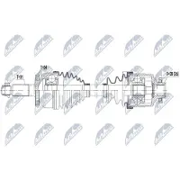 NTY NPW-KA-380 Antriebswelle Vorne Rechts für KIA CARNIVAL / GRAND CARNIVAL III (VQ)