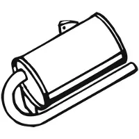 VEGAZ Endschalldämpfer SUBARU SAS-18 744304190,744304191,744304192 Endtopf,Auspuff Endtopf,Nachschalldämpfer,ESD