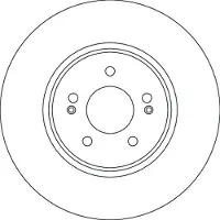 TRW Bremsscheibe DF6829S, 1 Stück