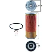 MAHLE ORIGINAL Ölfilter OX 75D