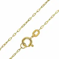 Trendor 68918 Halskette für Anhänger Gold 333 / 8K Flachanker-Kette 1,1 mm
