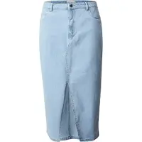 ONLY Carmakoma Jeansrock "CARSIRI FRONT SLIT SKIRT DNM GUA NOOS"