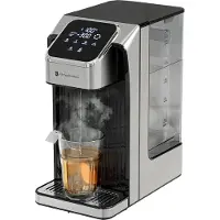 Kitchenbrothers - Heißwasserspender - Touch Display - Milchfunktion - 2.7L - 2600W - Edelstahl/Schwarz