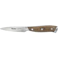 Metaltex Schälmesser Heritage, Länge: 200 mm, Holzgriff robuster, genieteter Griff aus Pakka Holz, mit hochw