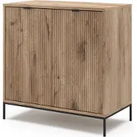 Vicco Kommode Eliza Viking Oak 42 x 81.2 cm mit 2 Türen, Model 49497