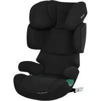 Cybex Solution X i-Fix Kindersitz inkl. 3-in-1 Sitzschutz, Pure Black