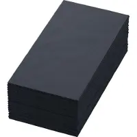 Duni Bio-Dunisoft-Servietten 40 x 40 cm 1/8 Buchfalz Schwarz