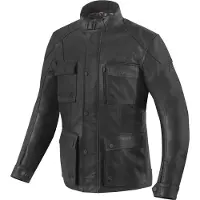 Bogotto Bristol NG Motorrad Lederjacke, schwarz, L