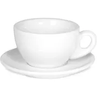 ClubHouse Tasse und Untertasse Rosa, 300 ml, weiß